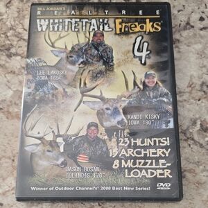 Realtree Whitetail Freaks 4 DVD with Camouflage and White